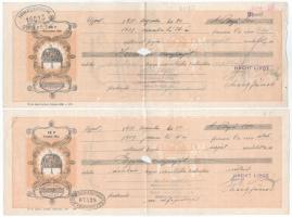 1938-1939. 7db váltó lyukasztással érvénytelenítve T:F