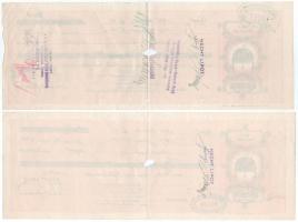 1938-1939. 7db váltó lyukasztással érvénytelenítve T:F