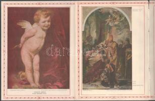 cca 1940 3 db dísztávirat klf művészet grafikáival