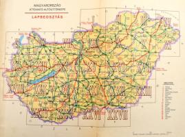 1955 Magyarországi autóutak térképe. Bp., 1955., Kartográfia, VIII+47+1 p.+Á+XXVII t. Az I-XXVII. sz...