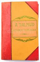Spitz Gyula: A talmud ethikai tartalma a traktusok sorrendje szerint. Összegyűjtötte és ford. - -. Első kötet. Unicus, több kötete nem jelent meg! Bp.,[1905],Geyer Osias, (Gyoma, Kner Izidor-ny.), 80 p. Korabeli szecessziós félvászon-kötésben, kopott, foltos borítóval. Ritka!