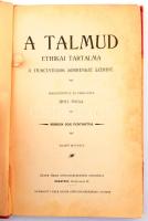 Spitz Gyula: A talmud ethikai tartalma a traktusok sorrendje szerint. Összegyűjtötte és ford. - -. E...