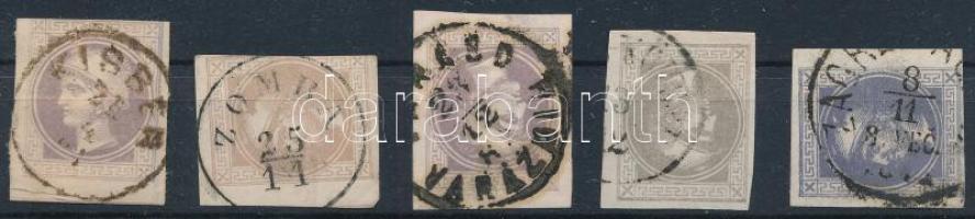 1867 5 db Hírlapbélyeg