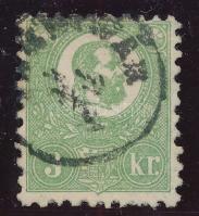 1871 Kőnyomat 3kr ritka V. tipus "TEMESVÁR" (160.000)