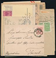 Ausztria 18 db régi küldemény jobbakkal