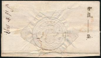 1818 Ex offo levél "B.Komlos" - Eperjes