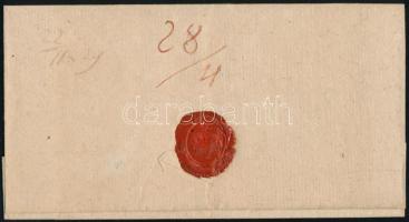 ~1845 Franco levél "Ellesd" - Pécs