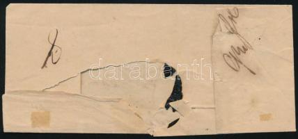 1839 Franco levél piros "Presburg Franco" - Sz. Groth