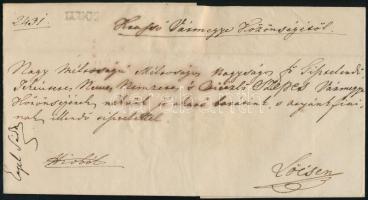 1843 Ex offo "LUGOS" - Lőcse