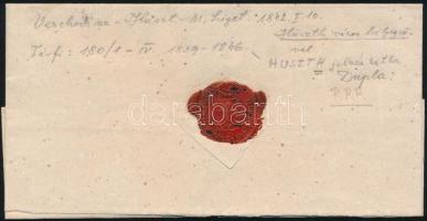 1842 Ex offo levél "HUSZT"