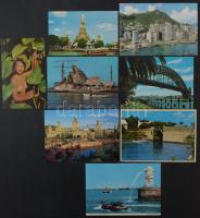 100 db modern külföldi városképes lap