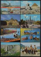 100 db modern külföldi városképes lap