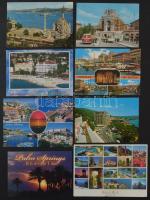100 db modern külföldi városképes lap
