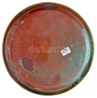 1967. "Hatszáz éves a magyar felsőoktatás 1367-1967" egyoldalas, mázas kerámia plakett, há...