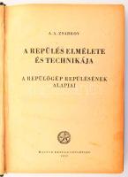 Zsabrov: A repülés elmélete és technikája. A repülőgép repülésének alapjai. Ford.: Nagy Ernő. Bp., 1...