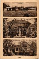 Tahi, Tahitótfalu; Diáktábor, Dr. Keleti villa, Dr. Köves villa. Mikolai József kiadása (EK)