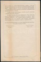1871 Kőnyomat 2kr nyomtatványon, a bélyeg fele a címszalaggal letépve és visszaragasztva "PEST&...