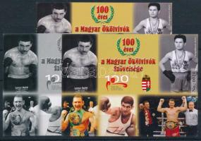 2025 100 éves a Magyar Ökölvívók Szövetsége 3 db-os emlékív garnitúra azonos 0020 sorszámmal (27 példány létezik)