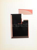 Mark (Márkus), Anna (1928-): Geometrikus kompozíció, 1990. Szitanyomat, papír, jelzett, számozott (13/40). 45,5x34 cm