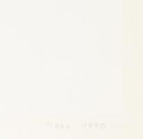 Mark (Márkus), Anna (1928-): Geometrikus kompozíció, 1990. Szitanyomat, papír, jelzett, számozott (1...