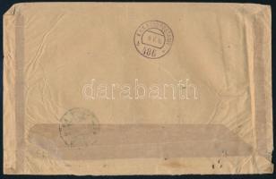 1918 Tábori posta ajánlott levél továbbküldve