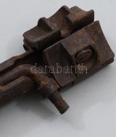 Régi puskagránát vető, tromblon, korrodált, h: 25 cm