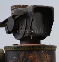 Magyar Optikai Művek periszkóp, korrodált, h: 25 cm