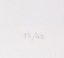 Mark (Márkus), Anna (1928-): Geometrikus kompozíció, 1990. Szitanyomat, papír, jelzett, számozott (1...