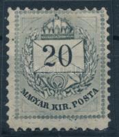 1881 20kr képbe fogazva