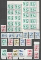 1988 Repüléstörténet összeállítás, benne összefüggések, sorok, változatokra átnézetlenül, nagyalakú berakólapon