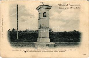 1909 Versec, Vrsac; A magyar szabadságharc első csatában itt elesett szerbek síremléke. Wettl Vilmos...