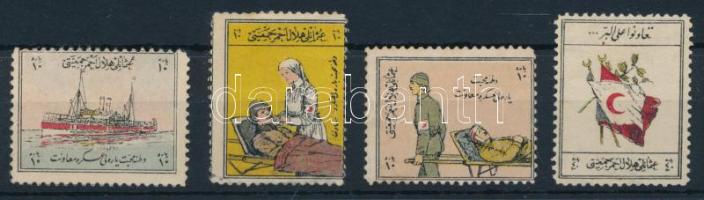 Törökország 1911 Kényszerfelárbélyeg előfutár 4 érték a sorból (*Mi EUR 540.-)