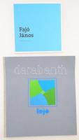 Fajó János 2 katalógusa: Fajó János retrospektív kiállítása. Bp., 1990., Műcsarnok, 18 sztl. lev. Fekete-fehér és színes képekkel, Fajó János műveinek reprodukcióival illusztrált katalógus. Félvászon kötés.; Fajó, János: Reliefs and paintings. Bratislava/Pozsony,én.,Galéria Komart, 8 sztl. lev. Angol és szlovák nyelven. Fajó János munkáival illusztrált. Kiadói papírkötés.