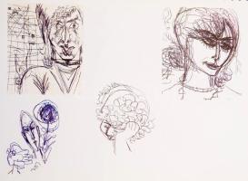 Fajó János: Vázlatkönyv 1950-1965. Tárgytól a formáig. Számozott (248./300), Fajó János (1937-2018) ...