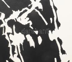 Hajdú István (Etienne Hajdu, 1907-1996): Kék szakál (kékszakáll) hetedik felesége, 1978. Szitanyomat...