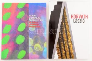 Vegyes művészeti katalógus tétel, 7 db: 10 éves a Strabag Festészeti Díj, Horváth László, Áldozat - Engesztelés, Budapest Art Expo 1998, c:/kapi8/parasite/animations 1-3.