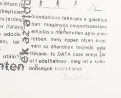 Bujdosó Alpár (1935-2021): Kitöltésre váró rovat.... Szitanyomat, papír, jelzett, számozott (4/40). ...