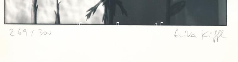 Erika Kiffl (1939-): Dialog fotóművészeti alkotás, számozott (269./300) és a művész által aláírt fot...