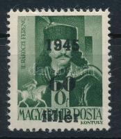 Nagyvárad (I.) 1945 Hadvezérek 60f/8f II. típus, Bodor vizsgálójellel