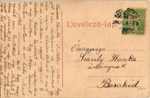 1908 Nagykikinda, Kikinda; Görögkeleti szerb (ortodox) templom, piac. No. 612. (W.L. ?) / Serbian Or...