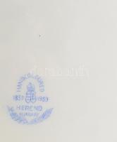 Herendi rózsamintás mélytányér, jelzett, hibátlan, d: 23,5 cm
