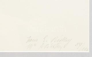 Beöthy István (Etienne) (1897-1961): A la memorie de B. Bartók. Szitanyomat, papír, jelzett, számozo...