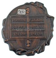 Szovjetunió DN "Moszkva / Osztankino Palota 1791-1798" bronz plakett (78x84mm) T:AU
Sovie...