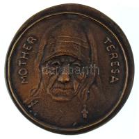 Hetés György (1921-1998) DN "Mother Teresa (Teréz anya)" egyoldalas, öntött bronz plakett (119mm) T:AU,XF