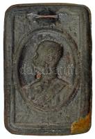 DN "Ferenc József" egyoldalas öntött bronz plakett (46x71mm) T:XF
