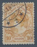 Hollandia 1898 Mi 66A rendkívül ritka, luxus darab! RRR! (Mi EUR 800.-)