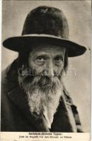 1915 Galizisch-jüdische Typen. Jude im Begriffe vor den Russen zu fliehen / Galician-Jewish characte...