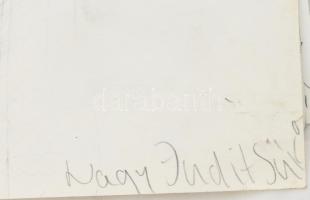 Nagy Judit Sára (-): 8 db tanulmányrajz (csendéletek, női arckép stb.), 2003 körül. Ceruza, papír, j...