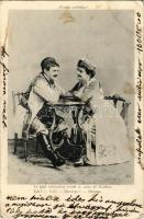 1915 Wesola wdówka. Ja pani zabrianiam wyjsc za pana de Rosillon. Tak? Tak! Dlaczego? Dlatego / A víg özvegy / The Merry Widow (fl)