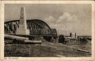 Egy hős emléke / WWI Austro-Hungarian K.u.K. military, fallen soldier's monument (EK)